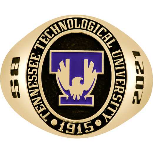 Tennessee Tech University Men's Large Round Signet Ring
